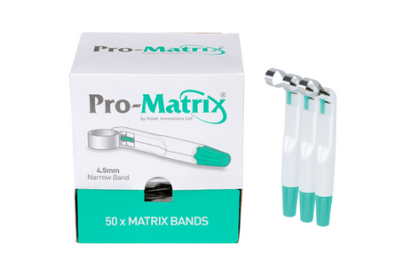  Pro-Matrix Single Use Bands   For clinically superior amalgam or composite restorations.