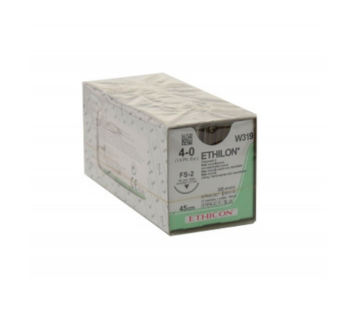  Short Dated Price Reduction   Ethilon Nylon Suture Reverse Cutting W319 – 19mm 4/0 45cm  